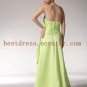 Simple Apple Green Full Length Bridesmaid Dresses