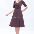 Modest 3/4 Long Sleeves Prom Dress