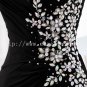 Sexy Black One Shoulder Prom Dress with Slit