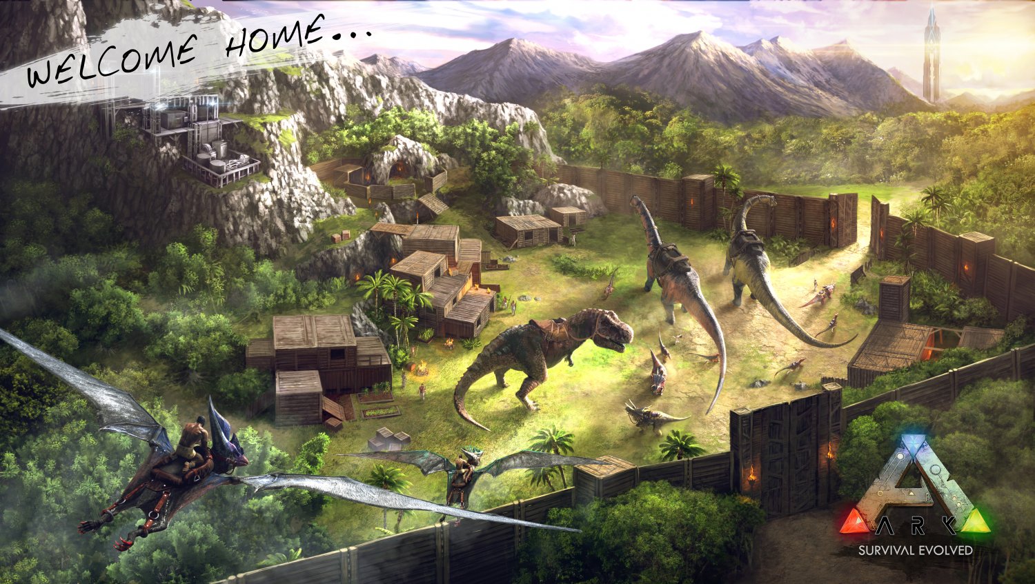 Ark Survival Evolved Game  13"x19" (32cm/49cm) Poster