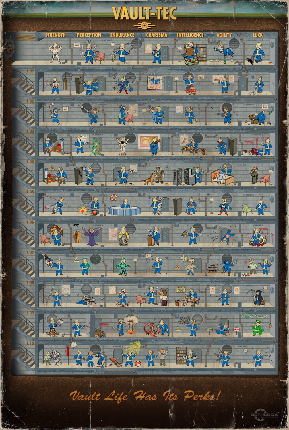 Fallout 4 Game 13"x19" (32cm/49cm) Poster