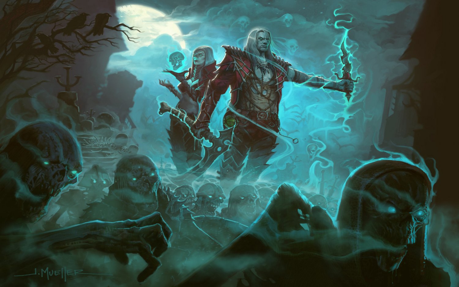 Diablo 3 Reaper of Souls Necromancer Game 13"x19" (32cm/49cm) Poster