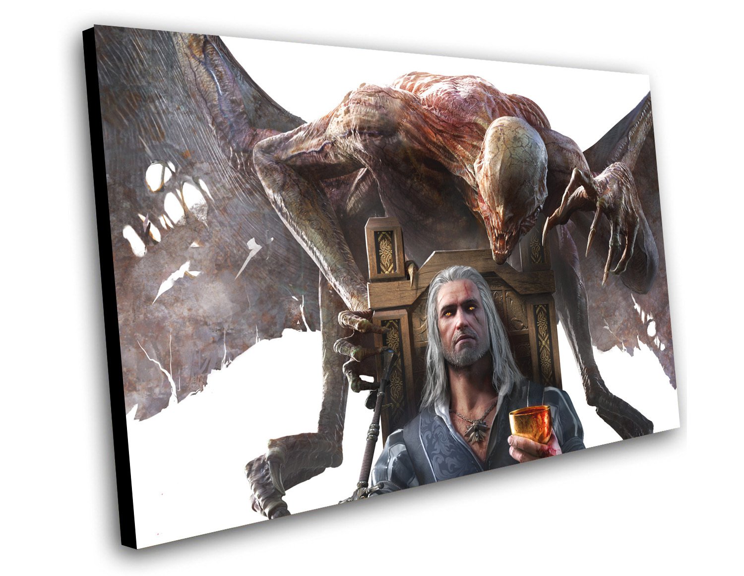 The Witcher 3 Wild Hunt Blood and Wine Game 12"x16" (30cm/40cm) Canvas Print