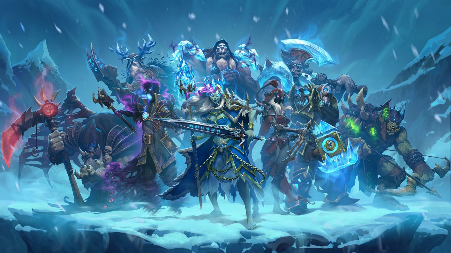 Hearthstone Knights of the Frozen Throne Game 13"x19" (32cm/49cm) Poster