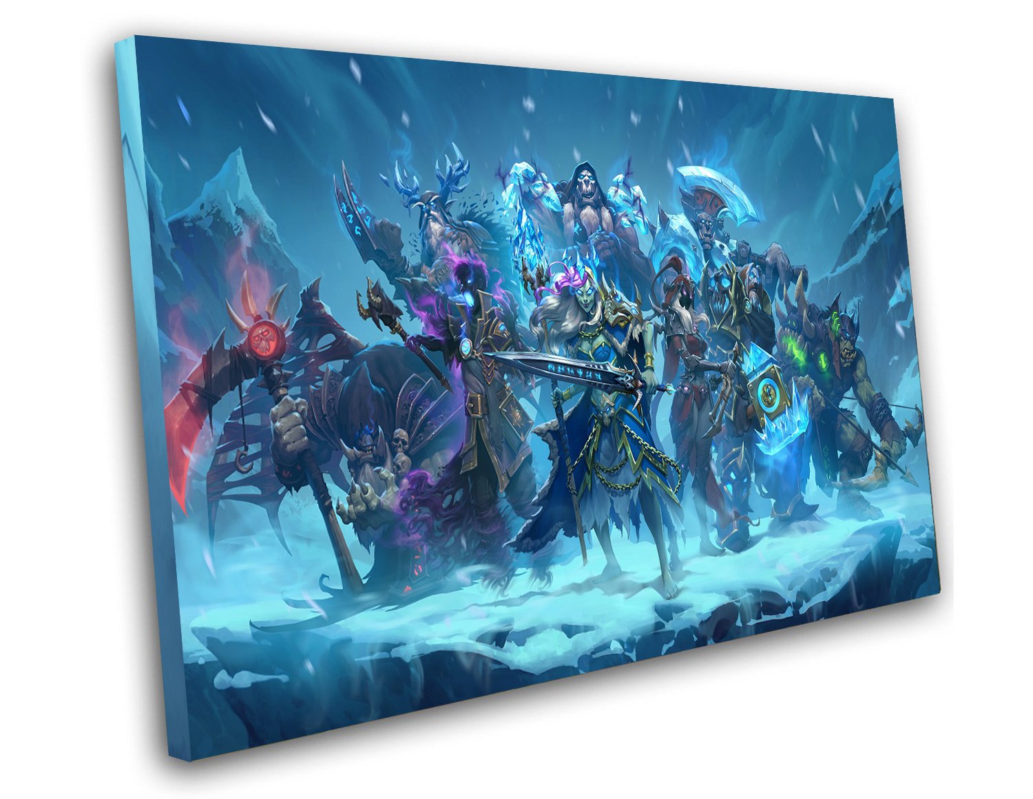 Hearthstone Knights of the Frozen Throne Game 8"x12" (20cm/30cm) Canvas Print