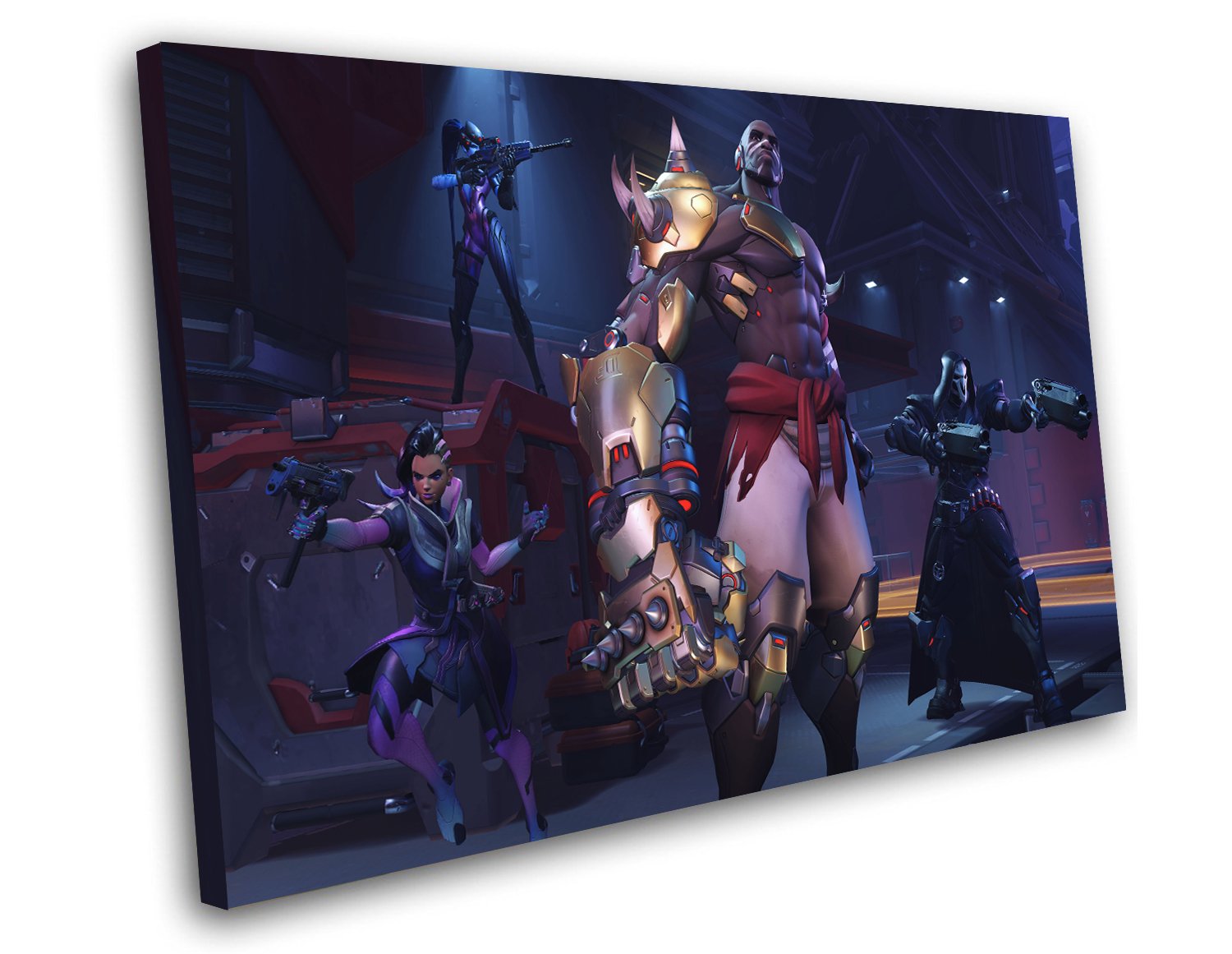 Overwatch Doomfist Game 12"x16" (30cm/40cm) Canvas Print