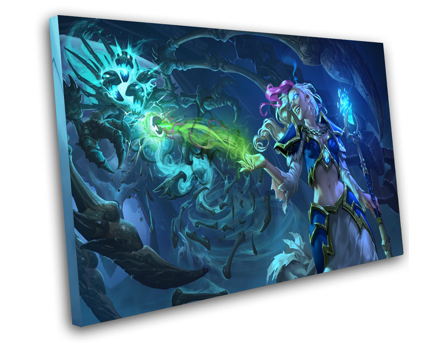 Hearthstone Knights of the Frozen Throne Game 12"x16" (30cm/40cm) Canvas Print
