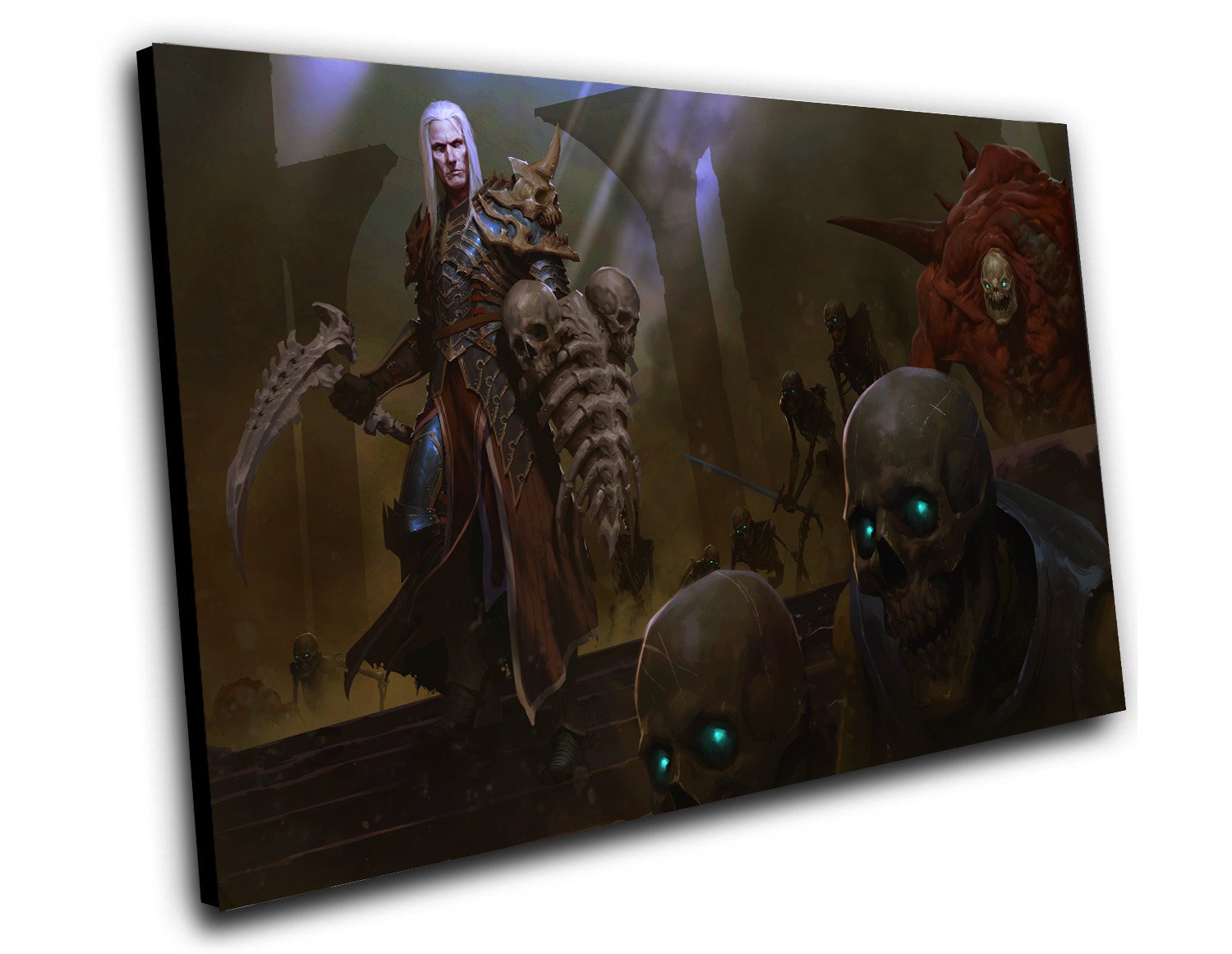 Diablo 3 Necromancer Game 12"x16" (30cm/40cm) Canvas Print