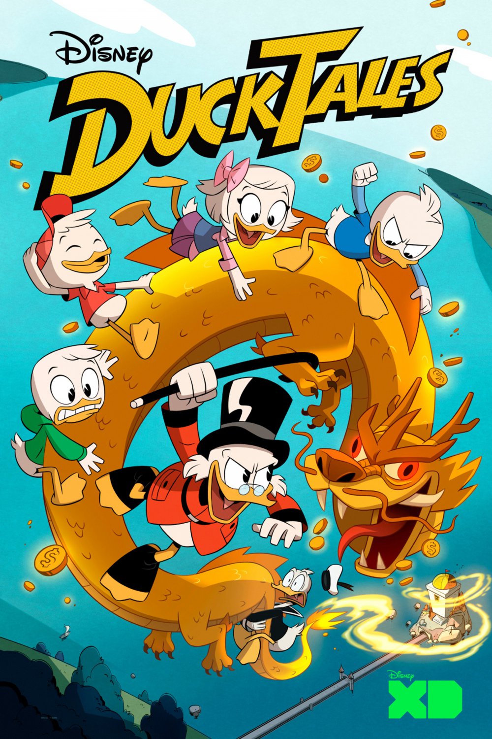 Ducktales 2017 TV Series 18"x28" (45cm/70cm) Poster
