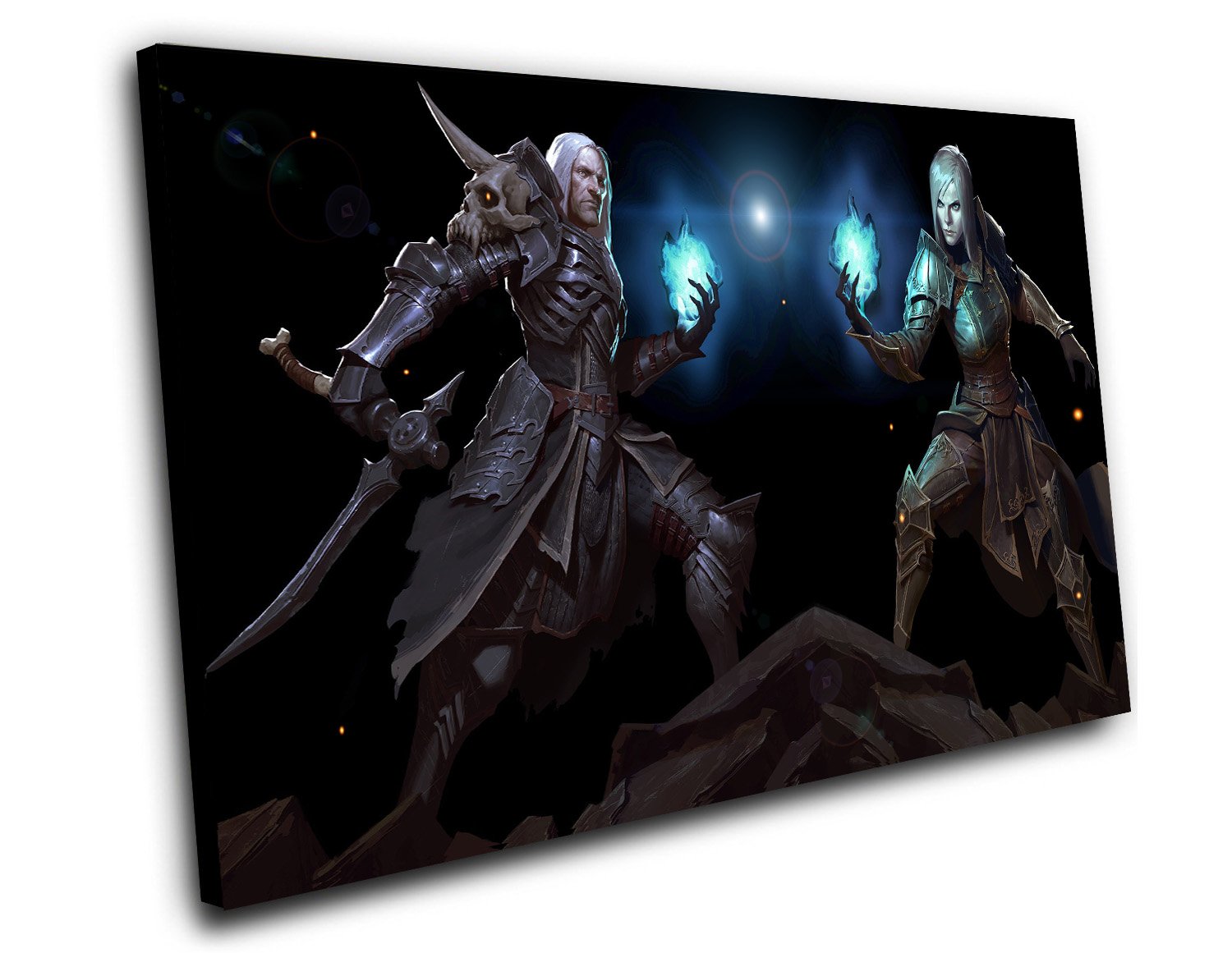 Diablo 3 Necromancer  Game 12"x16" (30cm/40cm) Canvas Print