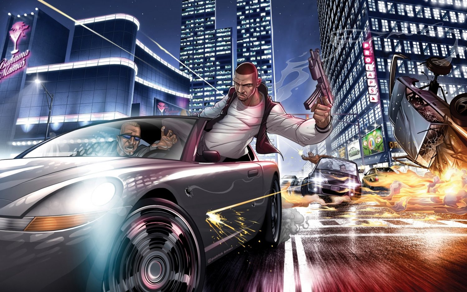 Grand Theft Auto 5 V Game 13"x19" (32cm/49cm) Poster