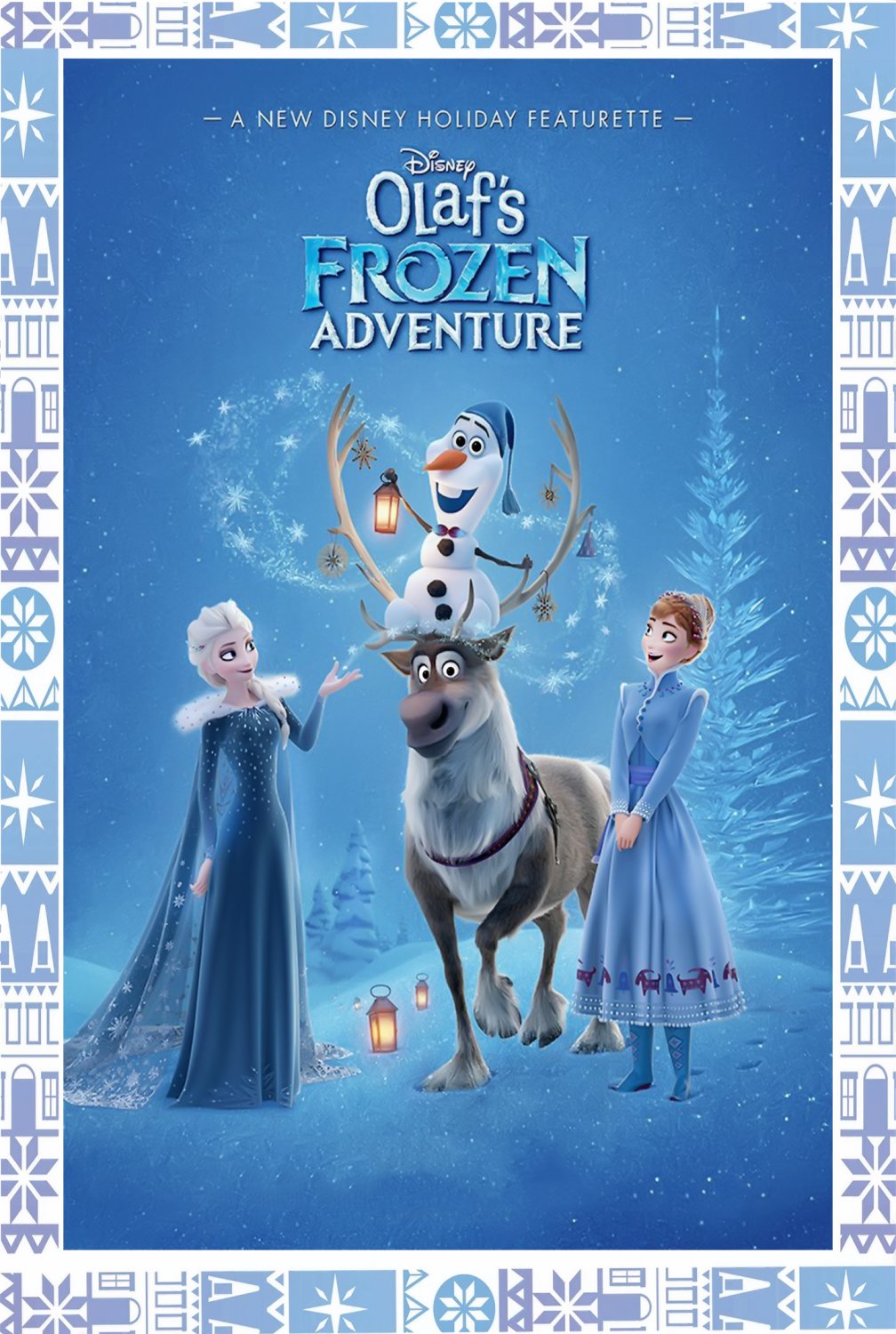Olaf's Frozen Adventure    13"x19" (32cm/49cm) Poster