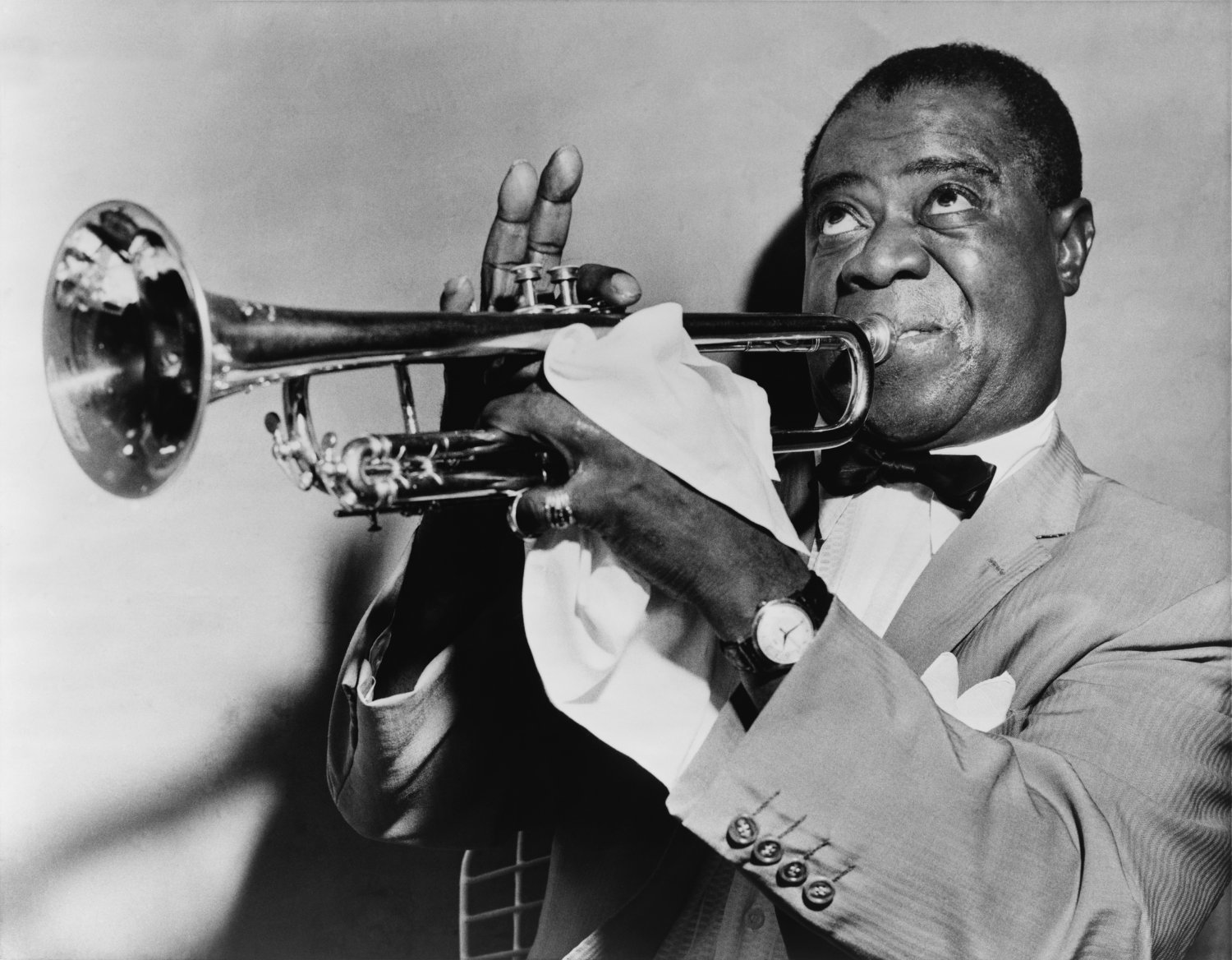 Louis Armstrong  13"x19" (32cm/49cm) Polyester Fabric Poster