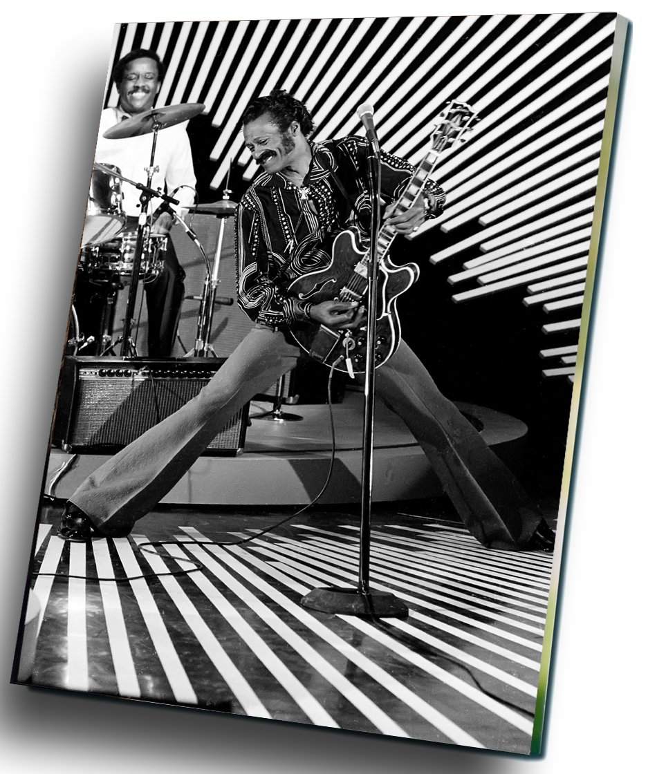 Chuck Berry 12"x16" (30cm/40cm) Canvas Print