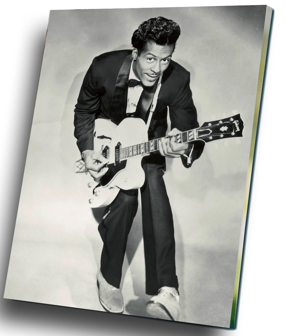 Chuck Berry 8"x12" (20cm/30cm) Canvas Print