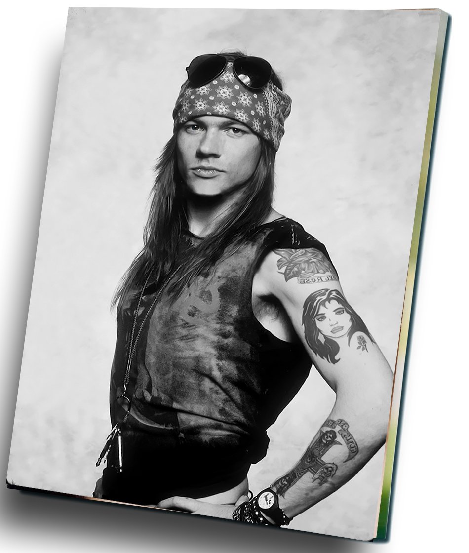Axl Rose Guns N' Roses 8"x12" (20cm/30cm) Canvas Print