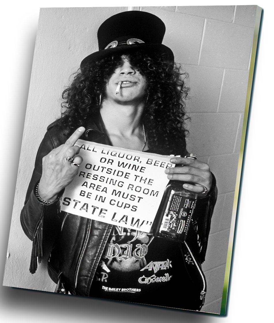Slash Guns N' Roses 12"x16" (30cm/40cm) Canvas Print