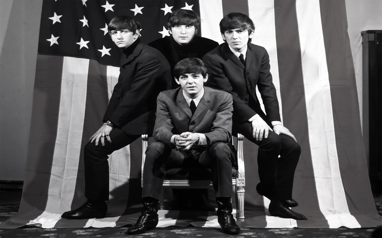The Beatles 13"x19" (32cm/49cm) Polyester Fabric Poster