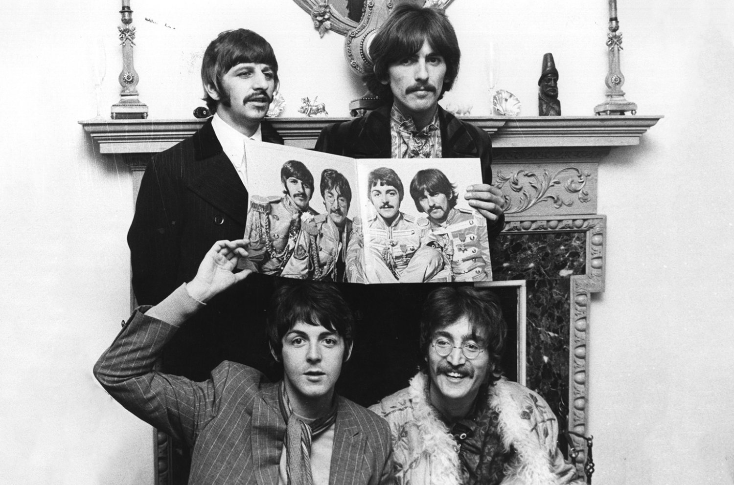 The Beatles  13"x19" (32cm/49cm) Polyester Fabric Poster