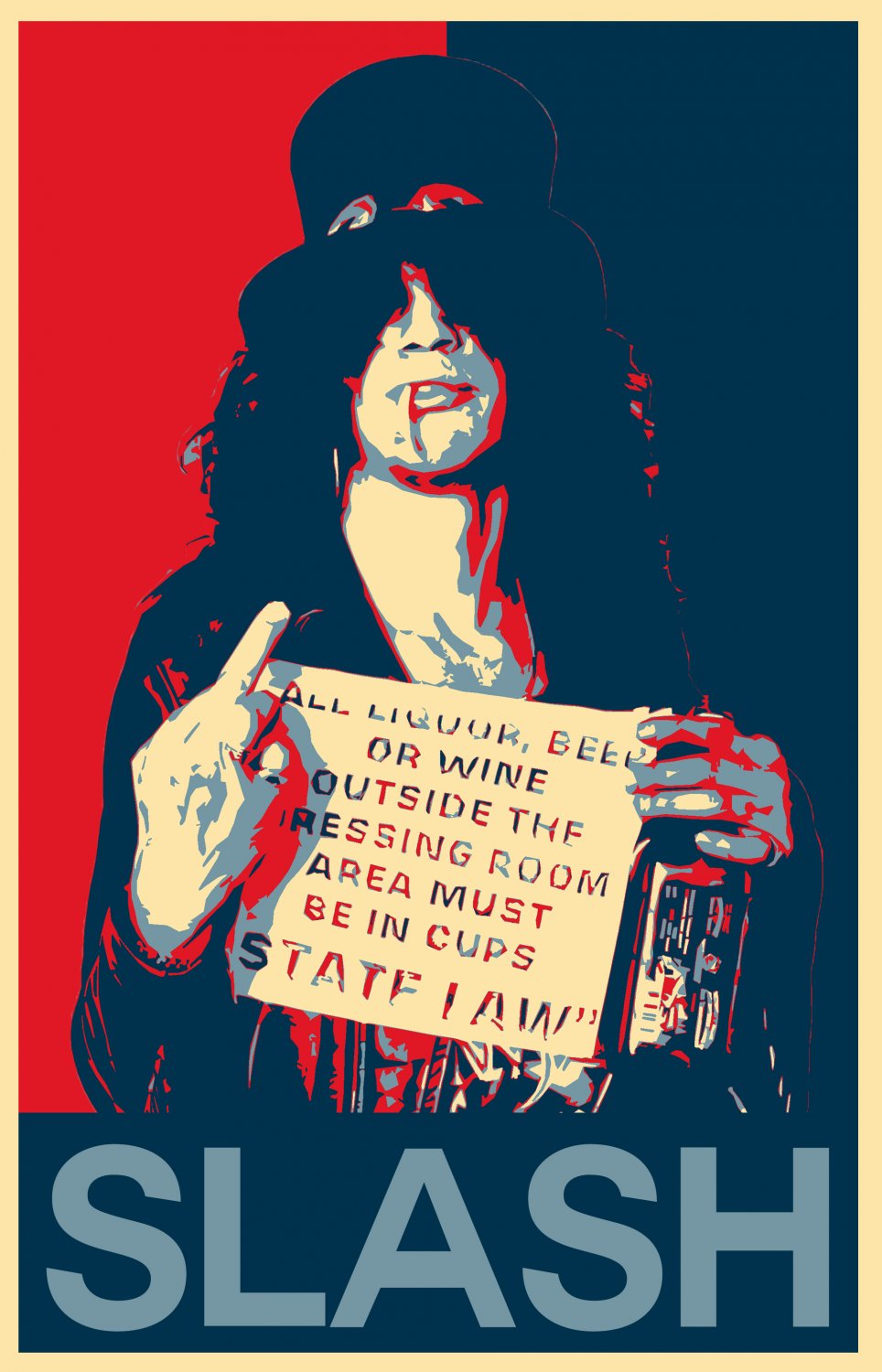 Slash 13"x19" (32cm/49cm) Poster
