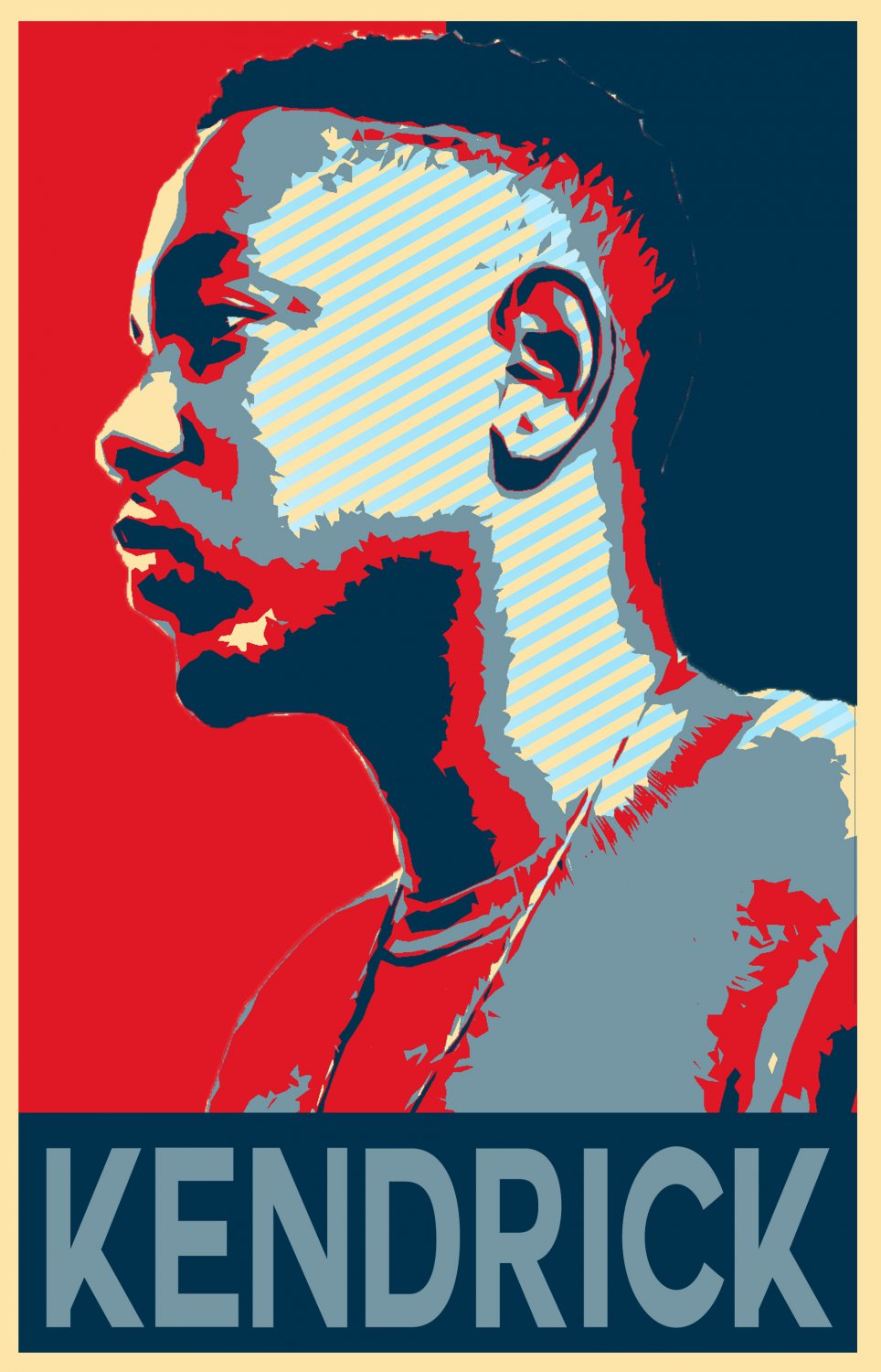 Kendrick Lamar   13"x19" (32cm/49cm) Polyester Fabric Poster