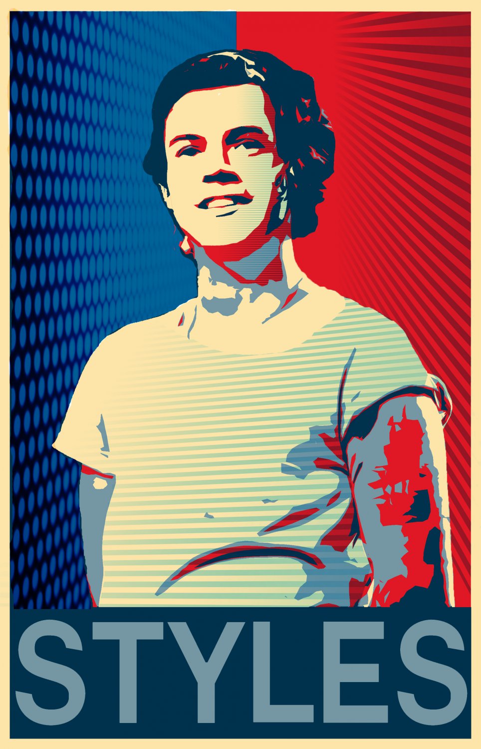 Harry Styles 13"x19" (32cm/49cm) Polyester Fabric Poster