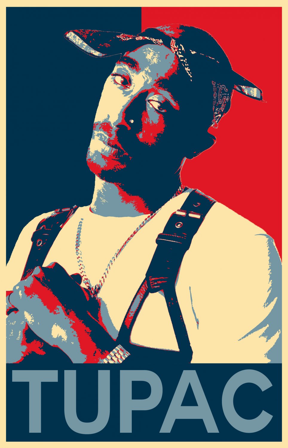 Tupac Shakur  2 Pac  13"x19" (32cm/49cm) Polyester Fabric Poster