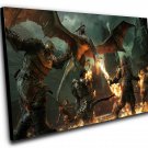 Middle Earth Shadow of War 12"x16" (30cm/40cm) Canvas Print