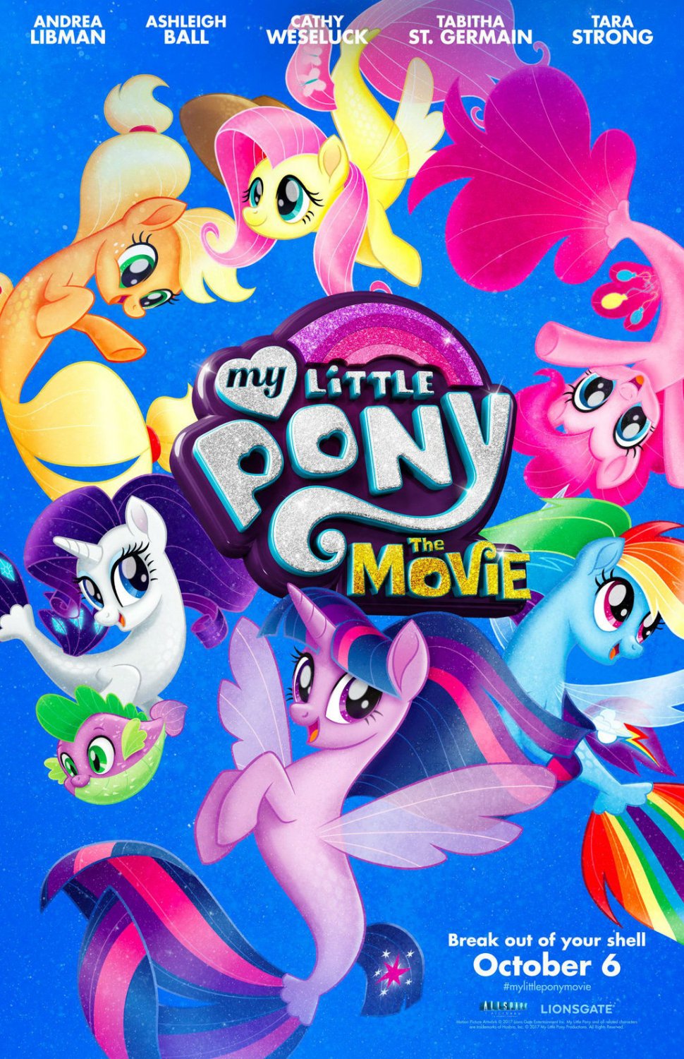My Little Pony Movie 13"x19" (32cm/49cm) Polyester Fabric Poster