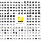Nikon Cameras Chart  18"x28" (45cm/70cm) Poster