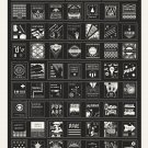 Stylistic Survey of Graphic Design Chart  18"x28" (45cm/70cm) Poster