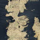 Game of Thrones Map   18"x28" (45cm/70cm) Poster