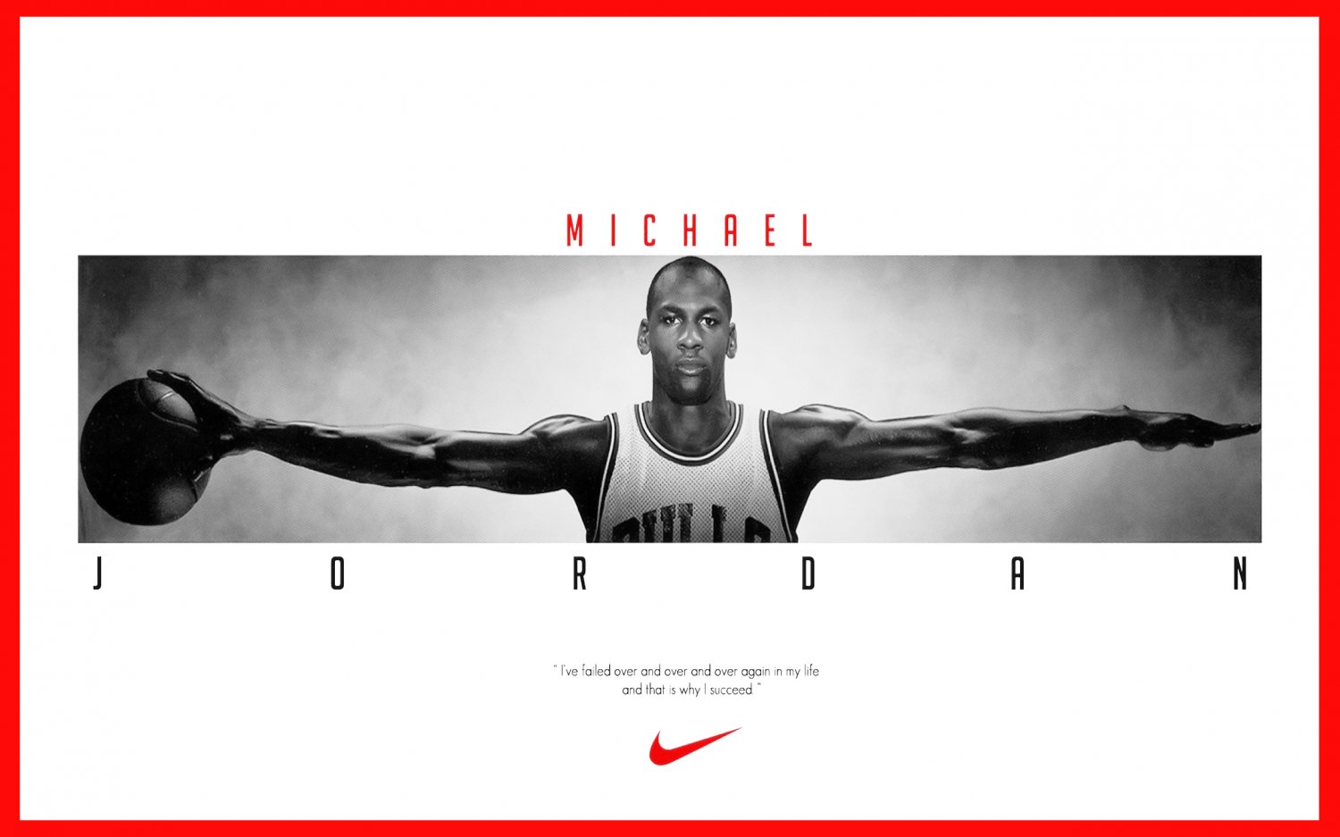 Michael Jordan  13"x19" (32cm/49cm) Polyester Fabric Poster