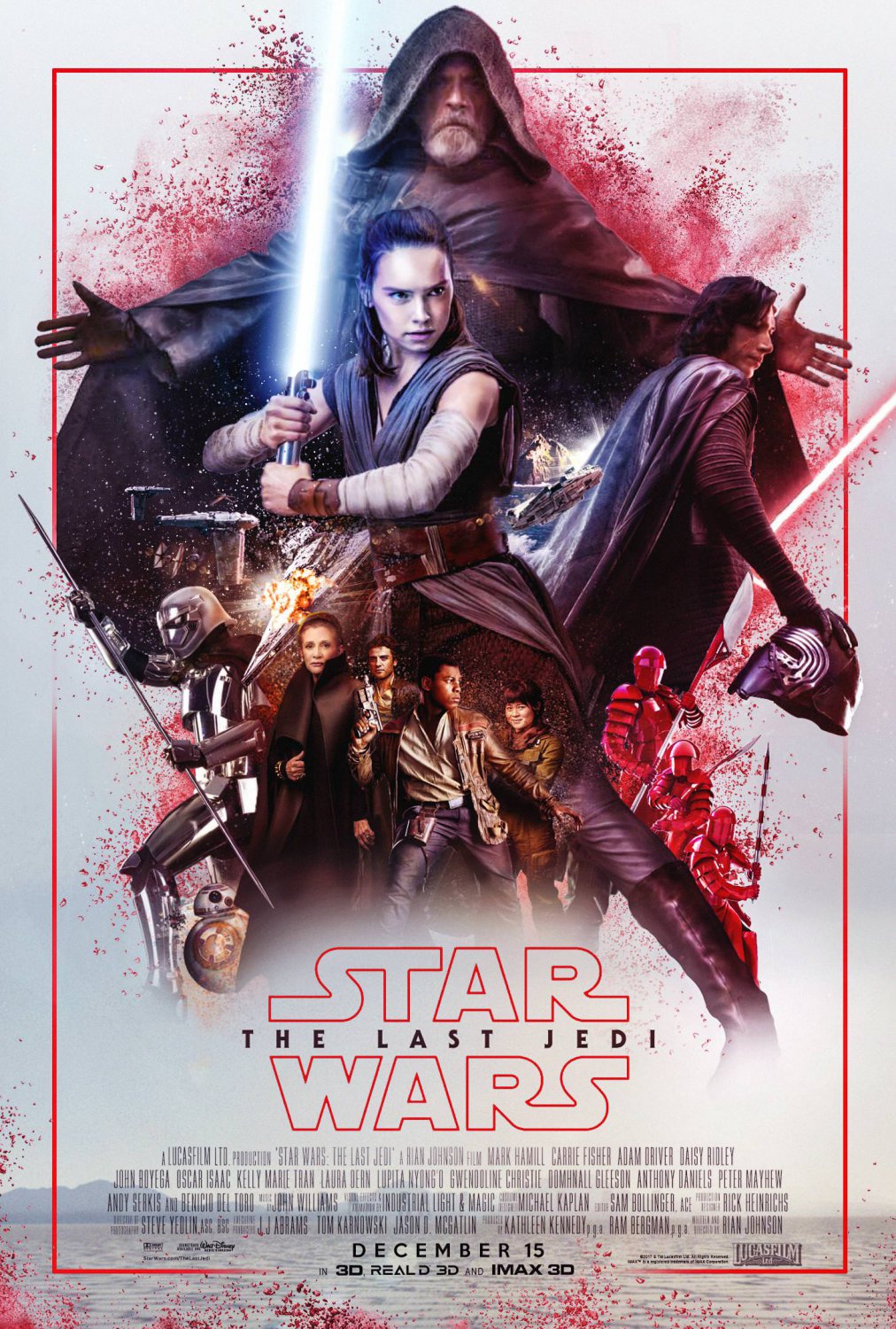 Star Wars The Last Jedi   13"x19" (32cm/49cm) Polyester Fabric Poster