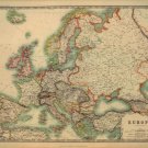 Map of Europe Old Style  18"x28" (45cm/70cm) Poster