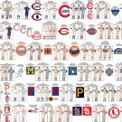 MLB NL Central Old Logos and Uniforms Chart   18"x28" (45cm/70cm) Poster
