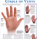 Analysing the Girdle of Venus Palmistry Chart  18"x28" (45cm/70cm) Poster