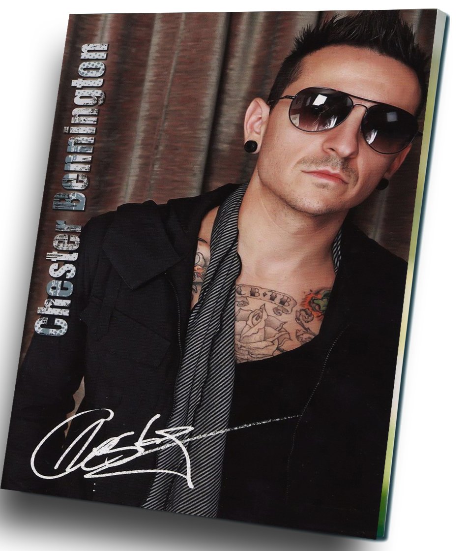 Linkin Park Chester Bennington 12"x16" (30cm/40cm) Canvas Print