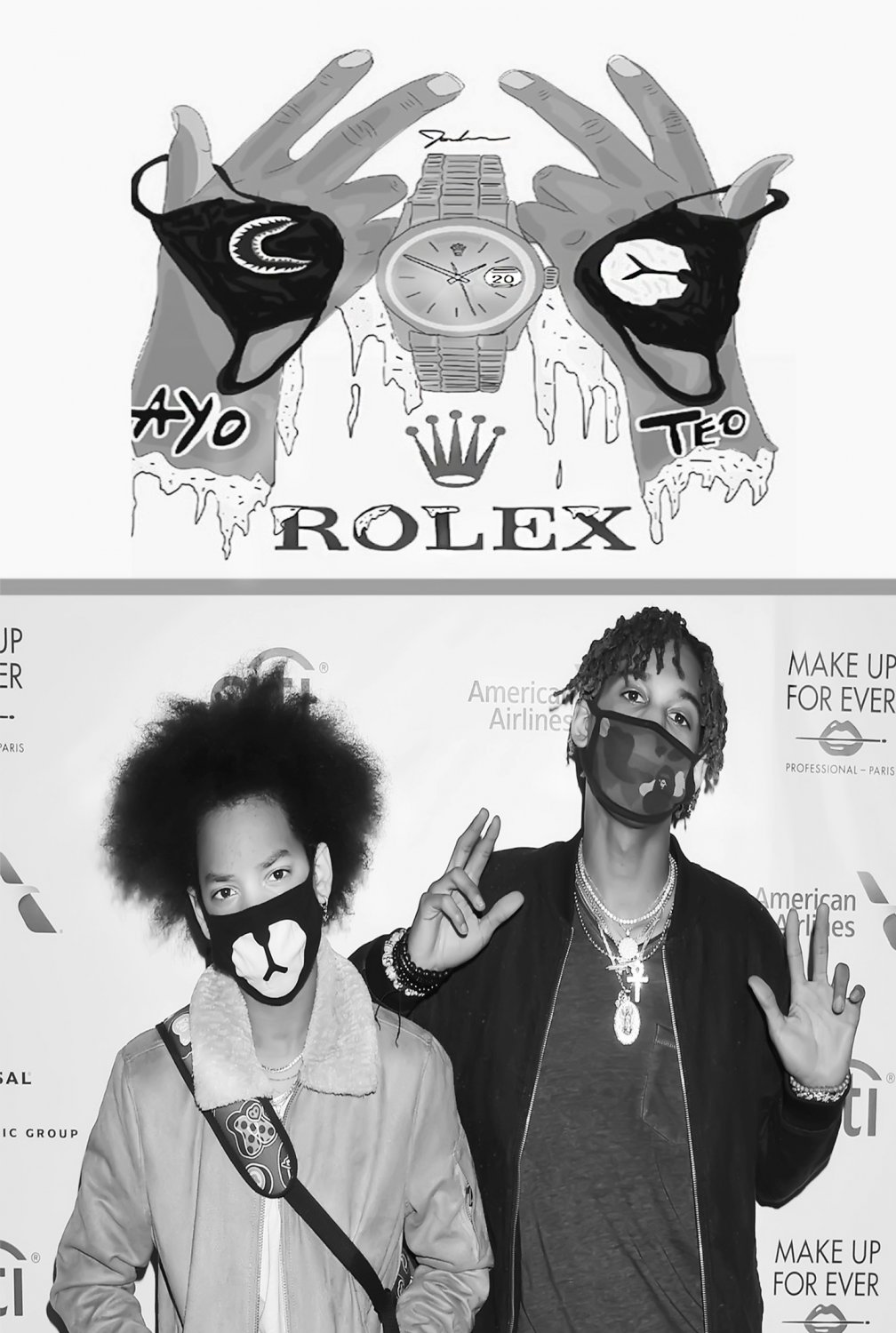 Ayo & Teo Rolex 13"x19" (32cm/49cm) Polyester Fabric Poster