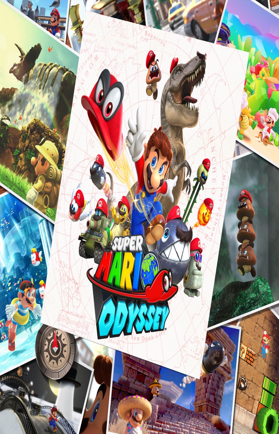 Super Mario Odyssey  18"x28" (45cm/70cm) Poster