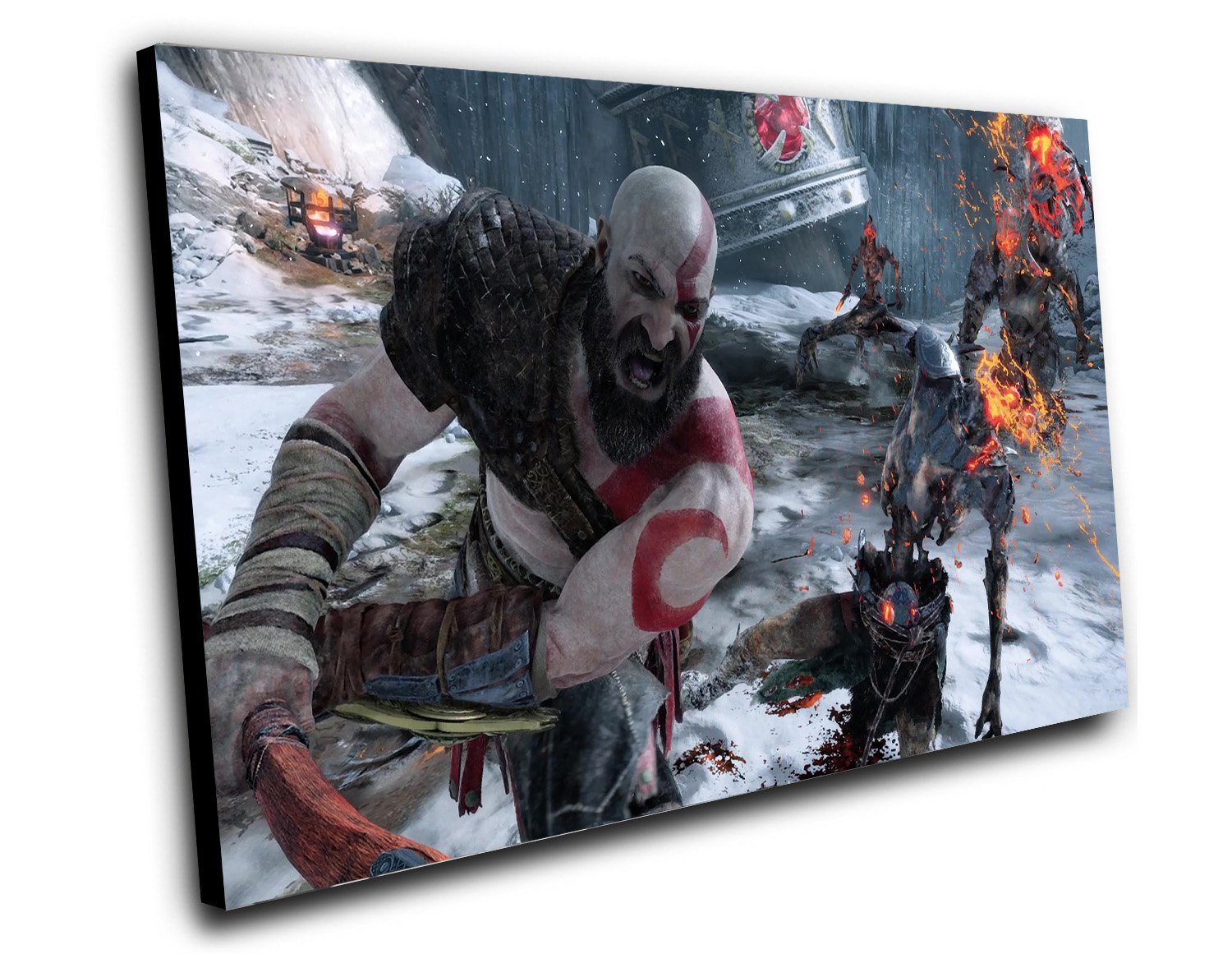 God of War 2018 Game  12"x16" (30cm/40cm) Canvas Print