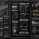Guide to Starbucks Espresso coffee Chart  18"x28" (45cm/70cm) Canvas Print