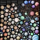 Exoplanets Chart 18"x28" (45cm/70cm) Poster