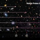Hubble Probes the Early Universe Chart  18"x28" (45cm/70cm) Poster
