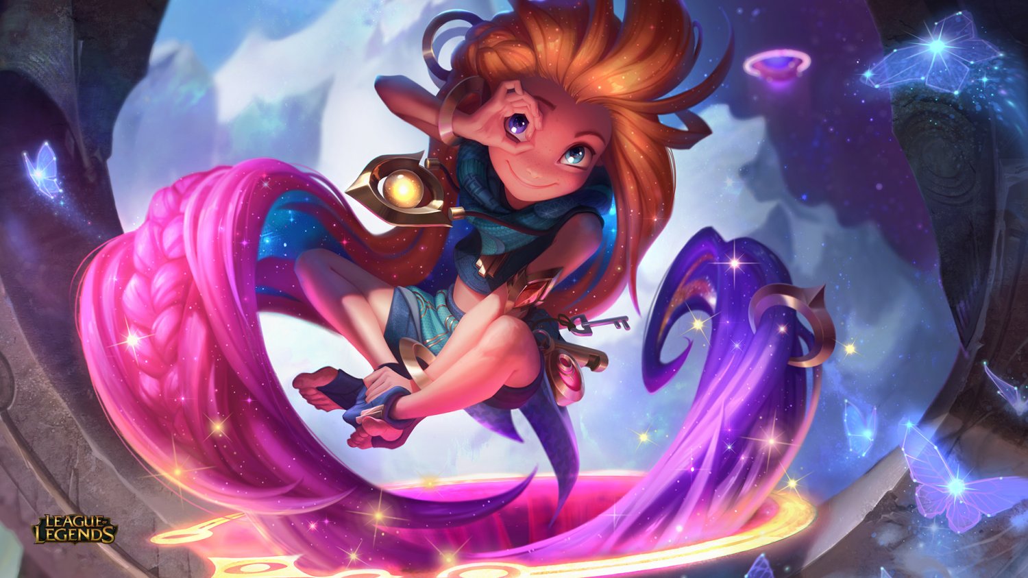 Zoe League of Legends Game 18"x28" (45cm/70cm) Canvas Print
