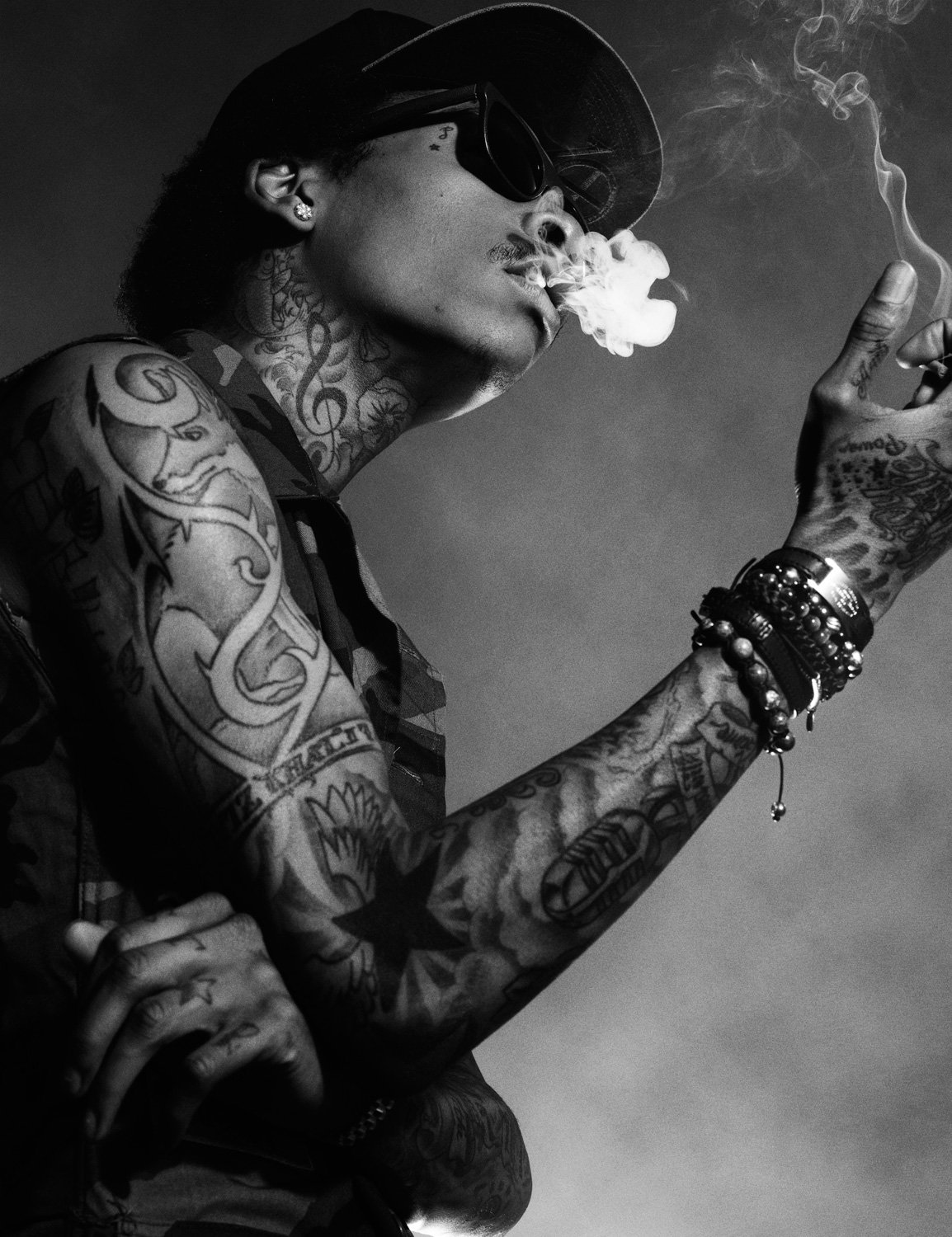 Wiz Khalifa 13"x19" (32cm/49cm) Poster