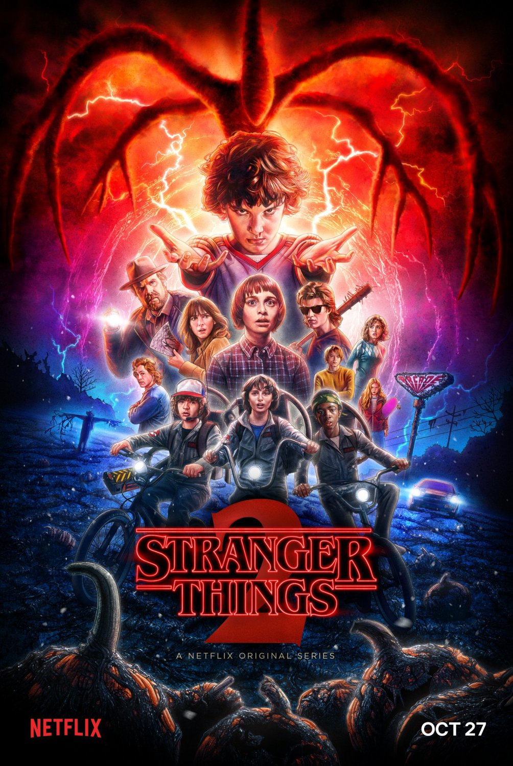 Stranger Things Season 2   13"x19" (32cm/49cm) Poster