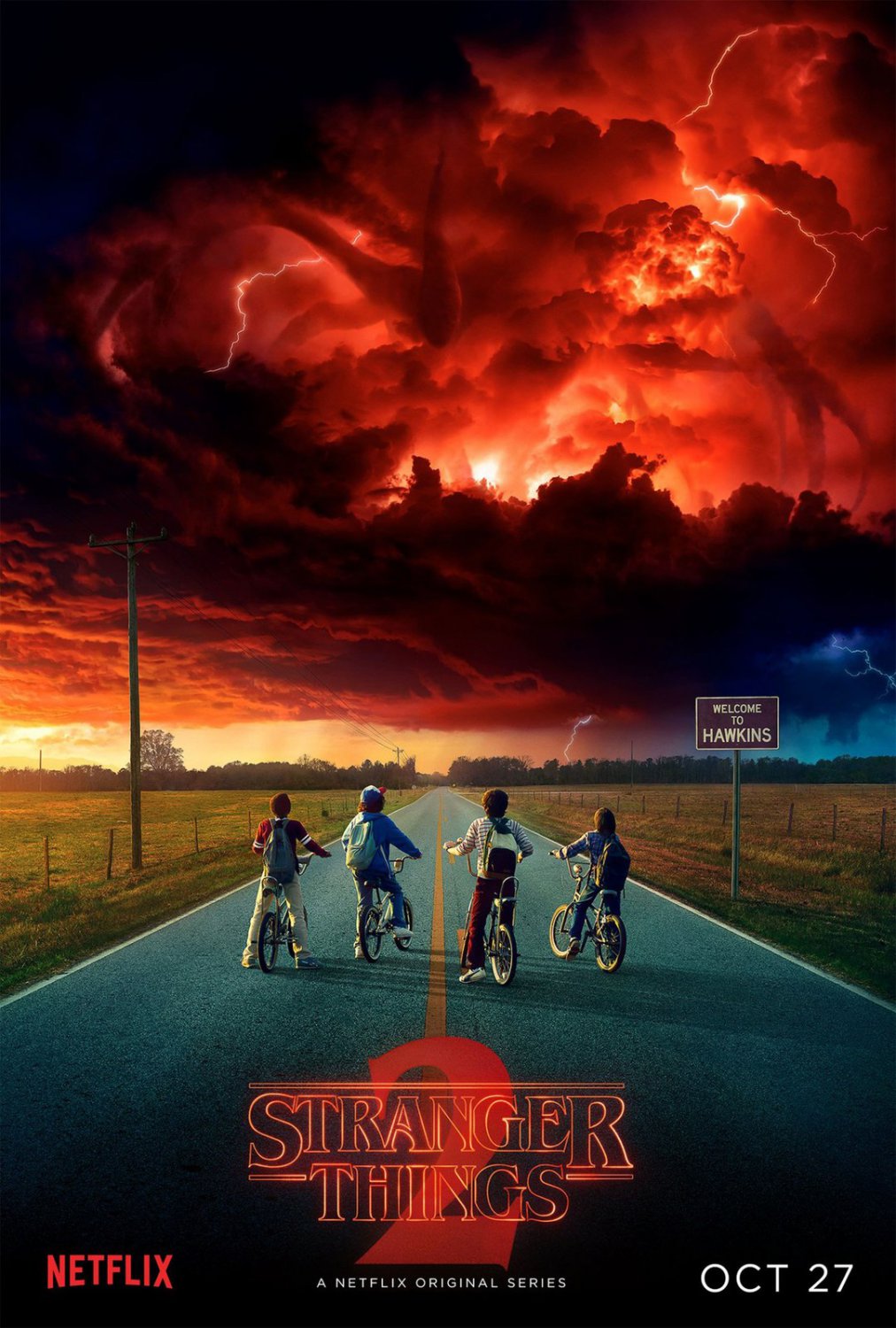 Stranger Things Season 2 18"x28" (45cm/70cm) Canvas Print