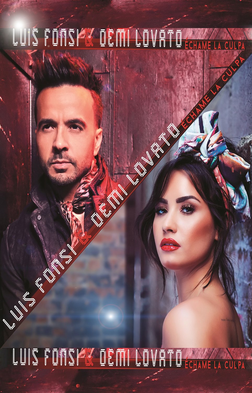 Luis Fonsi  Demi Lovato   13"x19" (32cm/49cm) Poster