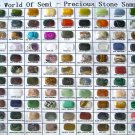 The World of Semi-precious Stone Sample Chart  18"x28" (45cm/70cm) Poster